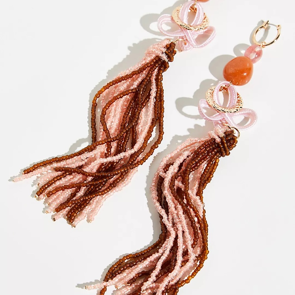 NWT free people Caution Earrings